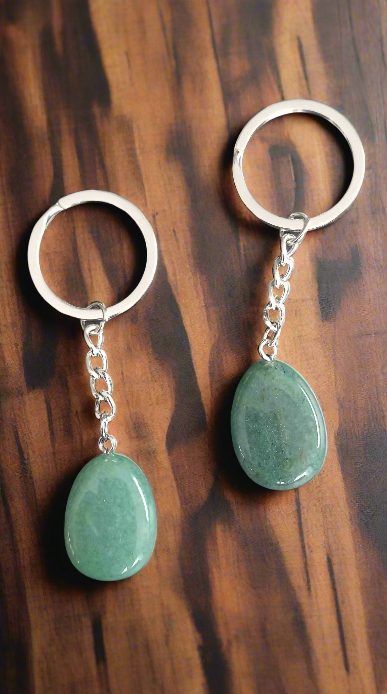 Porte clefs Aventurine verte