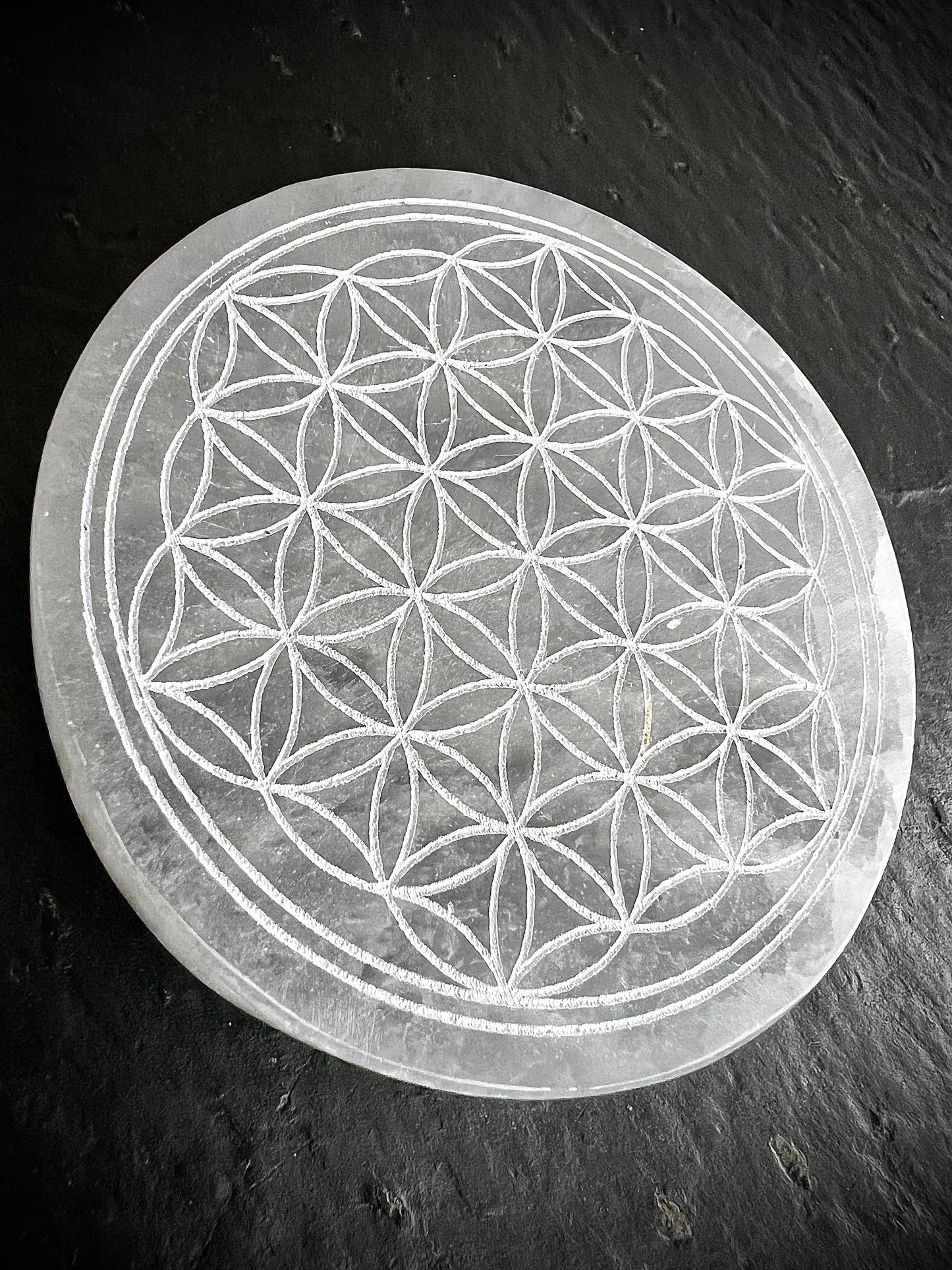 Plaque sélénite de rechargement