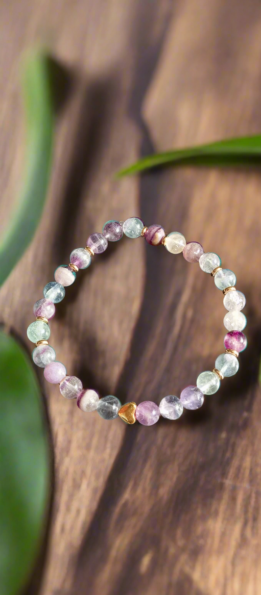 Bracelet fluorine multicolore