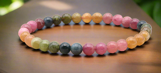 Bracelet tourmaline multi AA+