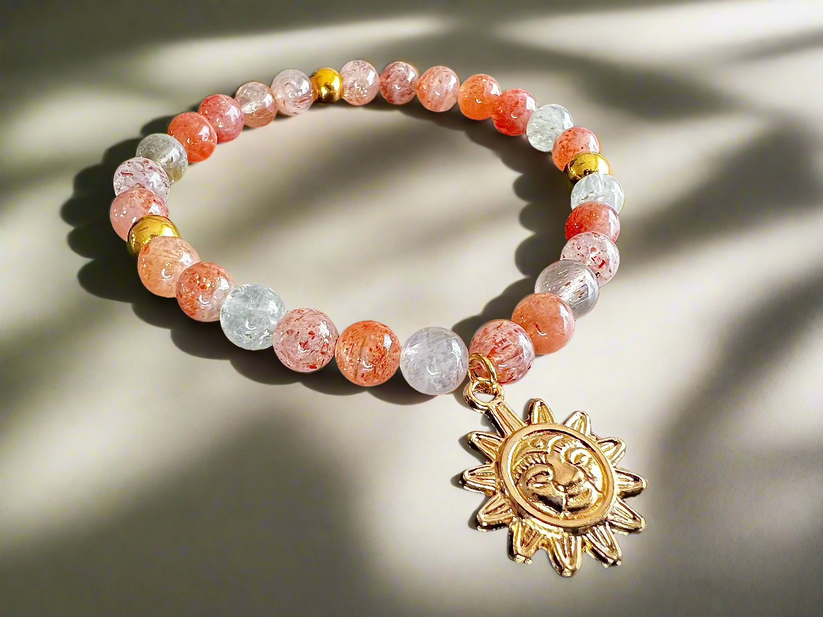 Bracelet pierre du soleil & soleil