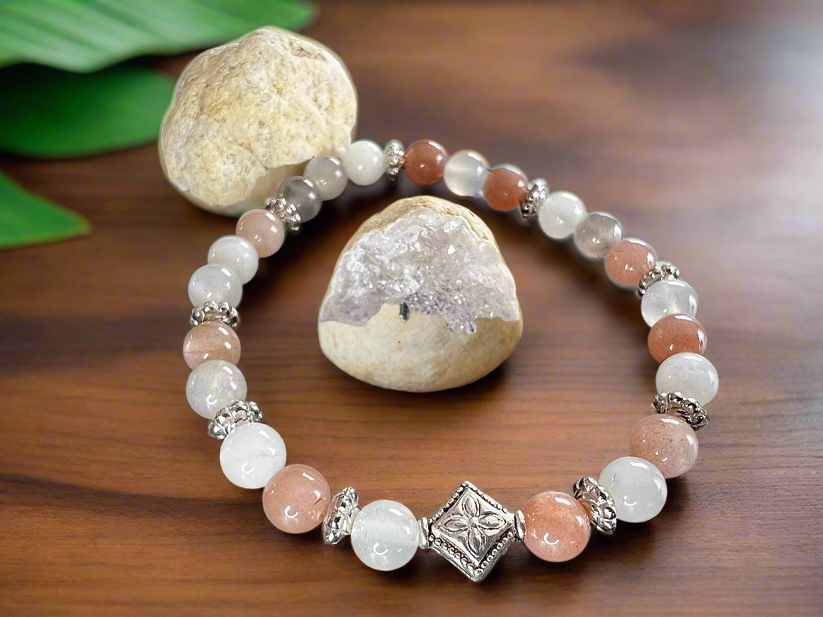 Bracelet pierre de lune