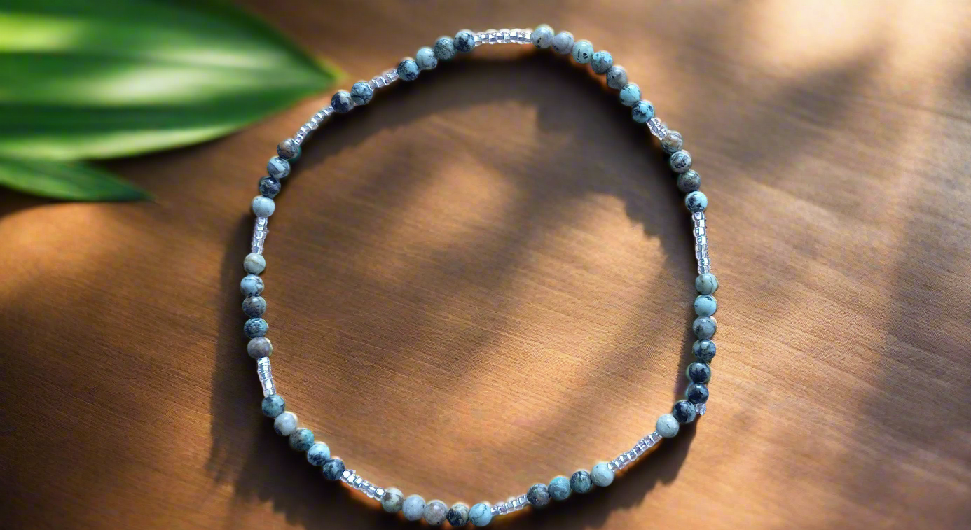 Bracelet double turquoise d'Afrique