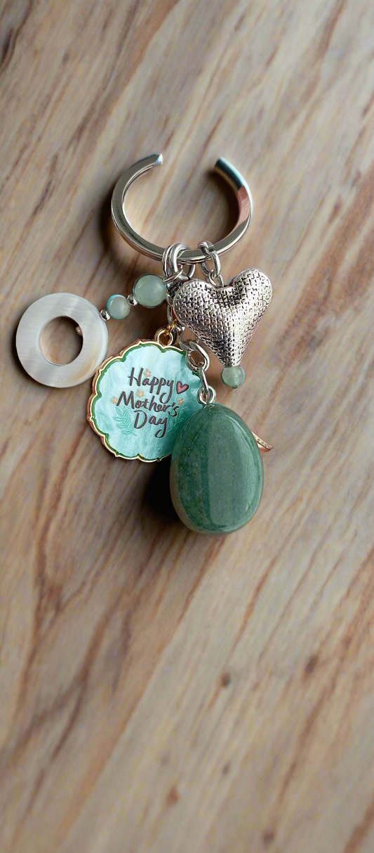 Porte clefs fête des mères 💚