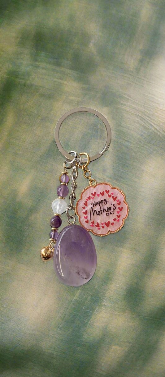 Porte clefs Améthyste fête des mères 💜