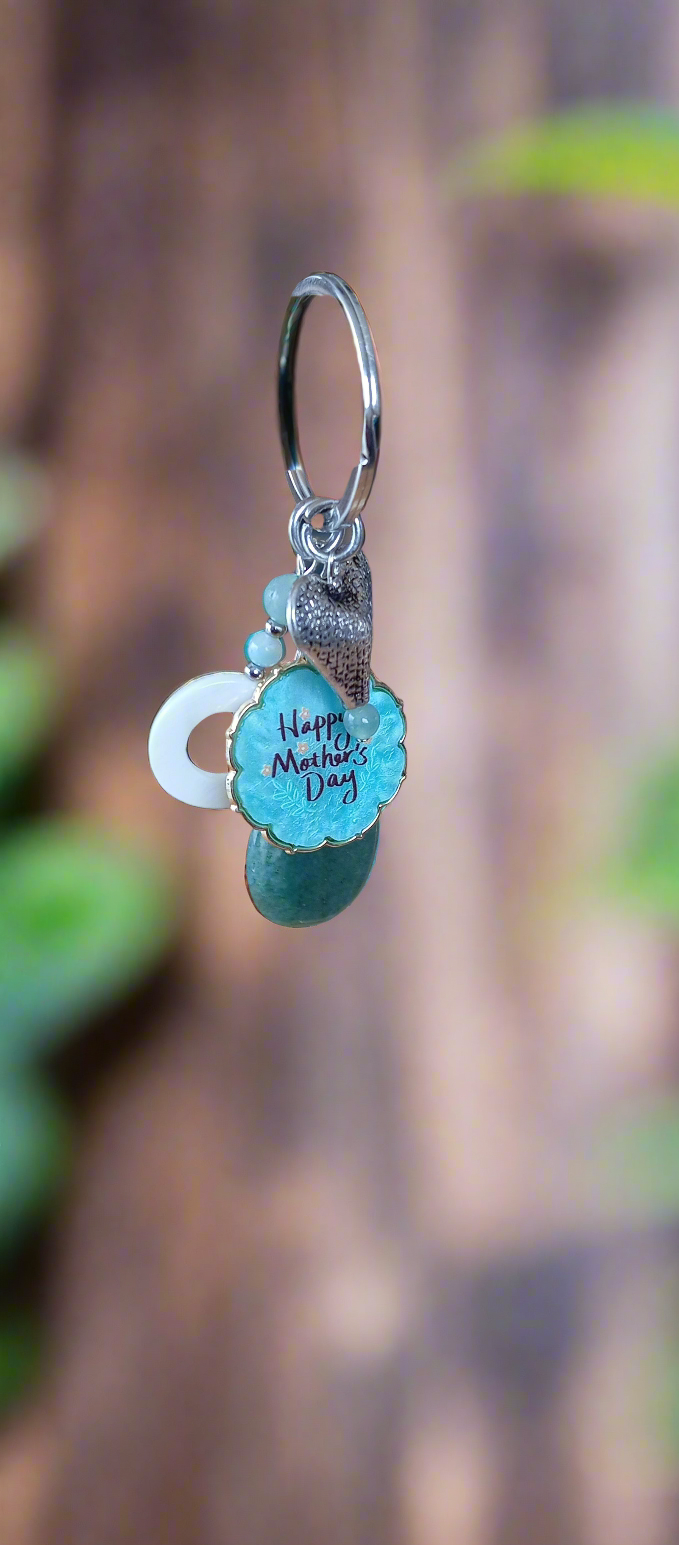 Porte clefs fête des mères 💚